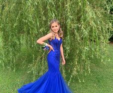 Royal Blue Debs Dress