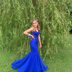 Royal Blue Debs Dress