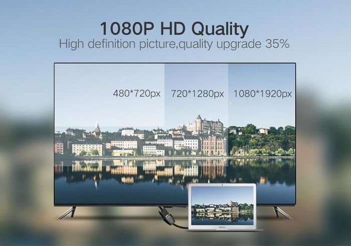 Ugreen Premium 1080P HDMI (Male) to VGA (Female) Video Cable Converter Gold Plated Adapter (Brand New/Warranty)