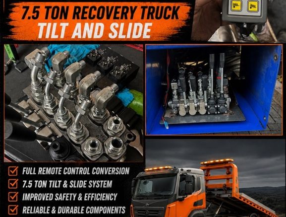 Tilt and slide remote control conversion