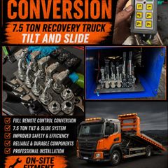 Tilt and slide remote control conversion