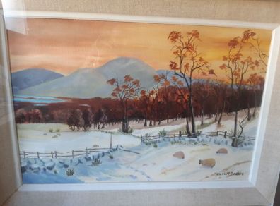 Oil Painting By Hilda Mcdonagh
