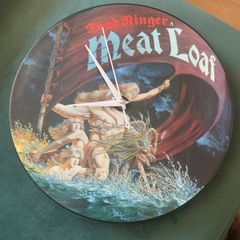 Meatloaf vinyl clock