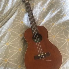 Baritone Ukelele missing a string