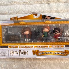 Harry Potter Micro Magical Moments Figures Ron Fluffy Hermione Mini Set Case Damaged Box Please see photos
