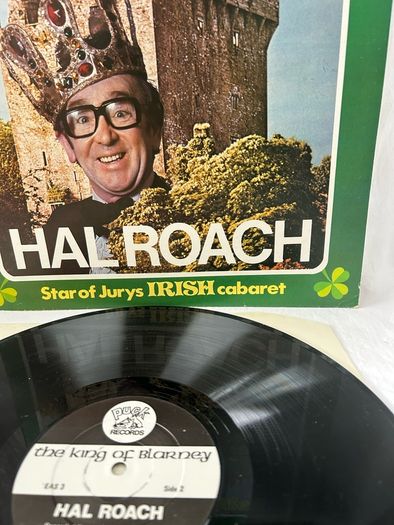 Hal Roach Irish Comedian Record and SIGNED sleeve
