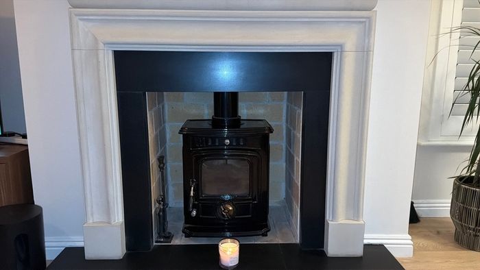 Stone Fireplace, Hearth & Stove