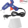 Mini Hot Melt Glue Gun, GoFriend 20-Watt Electric Glue Gun Aluminum Nozzle with 80 pcs Melt Glue Sticks(0.27 X5.9 inches) Heating DIY Craft Repair Kit Image 8