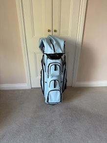 Limited Edition VESSEL Lux Pro Cart II Golf Bag Ice Blue