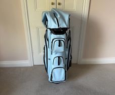 Limited Edition VESSEL Lux Pro Cart II Golf Bag Ice Blue