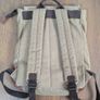 Canvas and leather backpack Image 2