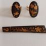 Collection of 4 Spanish Inlaid Damascus Items Image 2