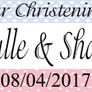 Christening Day Banner Personalised to your needs - just ask? Image 7