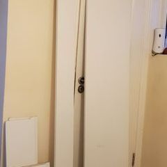 Wood panels and smaller bits for shelf making