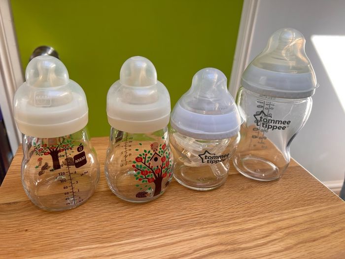 glass baby bottles