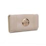 New Stylish Beige - Vintage Female Metal Wallet Card Holder Image 2