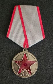 Russian , ussr ,  Jubilee Medal 20 Years of the Workers' and Peasants' Red Army.