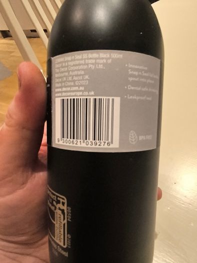 Stainless steel water Bottle