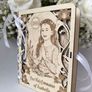 Personalized Wooden Card & Money Holder , Communion, Christening, Gift Image 7