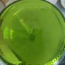 Unique Shaped Green Glass Bottle  Great Condition, No Chips or Crack, Green Wine Bottle, Image 7