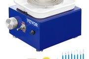 NEW SALE | Pottery Wheel Mini Ceramic Wheel Sculpting Tools Apron Two Turntables 30W
