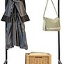 Coat Rack Stand with Shoe and Removable 16 Hooks Free Standing Hall Tree Matte Steel Frame Hat for Storage, Black Image 7