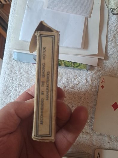 Vintage playing cards,VIGSOL Tractor Oil.