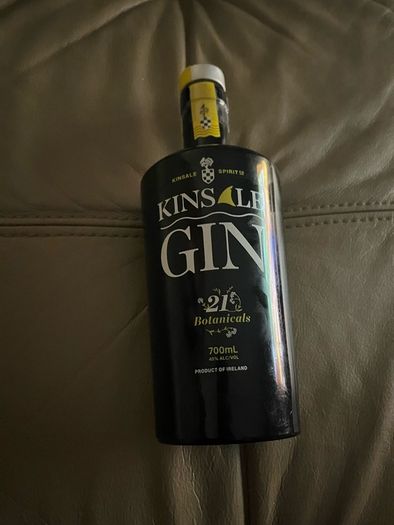 Empty gin Bottle Kinsale Malfy
