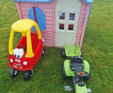 Little tikes ,doll hse , car and tractor