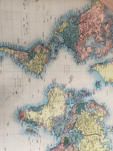 World Map Poster 70x100cm