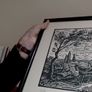 Artist's edition lithograph of French rural scene, Lilian Marin Image 4