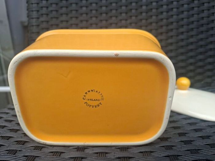 Vintage Carrigaline Pottery Butter Dish