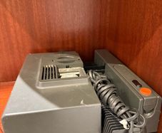 vintage 35 mm photographic slide projector