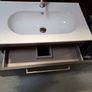 Visobath 800 wall hung unit basin tap and waste Image 2