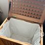 wooden laundry hamper Image 2