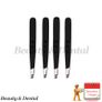 4x Professional Beauty Girls Stainless Steel Eyebrow Hair Removing Slanted Tweezers Image 2