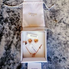 Original Guess Set. Earings & Bracelet. Never Worn