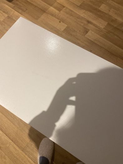 small white desk