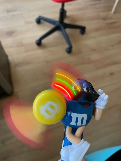 M&M blue character