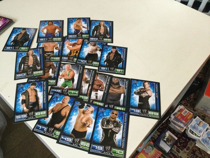 WWE wrestling cards