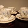 Rare Vintage Duchess, Blue Floral Coffee Set.Fine Bone China,England. Image 2