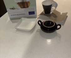 Brand New Villeroy and Boch Artesano Hot and Cold Teapot with strainer, New Wave Plate, Gemini Porcelain Mug, Cake / Biscuit Misc Plate and Biarritz Lidded Sugar Bowl - 5 pieces