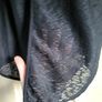 INSIDE Black summer shirt blouse with lacy open back S Image 5
