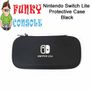 Nintendo Switch Lite Console EVA Hard Protective Case Zip Cover Carry Bag Pouch Black Image 3