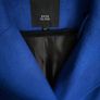 River Island Cobalt Blue Relaxed Fit Double Breasted Coat Size 12 Image 4