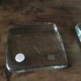 Large Square Pillar Candles with LSA 'Iceberg' Candle Holders - price drop Image 4