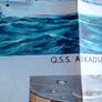 Vintage Deck Plan/Brochure for Q.S.S. Arkadia, Greek Line. Image 4