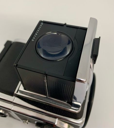 Hasselblad 500 cm vintage medium format film camera and A12 film back