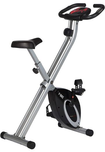 F-Bike, bicycle trainer, home trainer, foldable fitness bike, integrated training computer, hand pulse sensors, foldable, 8 resistance levels (FREE POSTAGE)