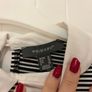 Black and white stripped shirt dress Image 6